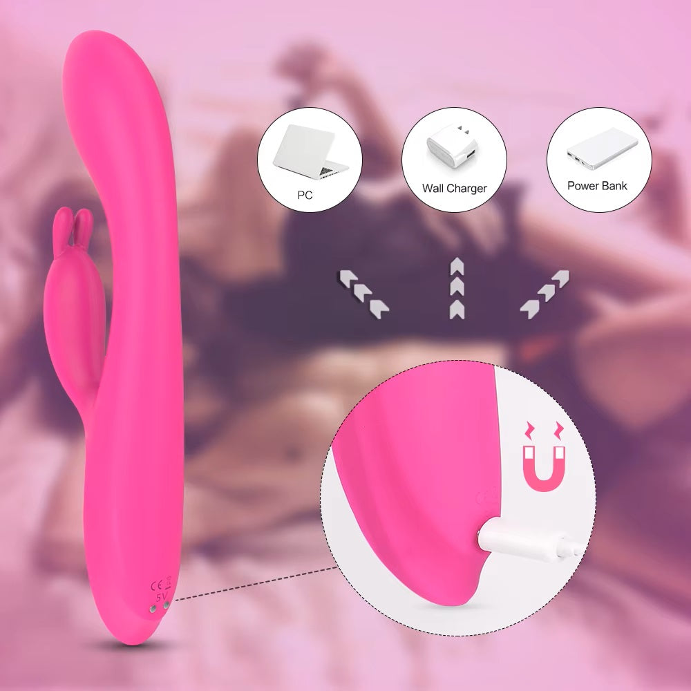 Vagina Clitoris Stimulation G Spot Rabbit Vibrator Heating Function Vibradores Juguetes Sexualespara Mujer for Women