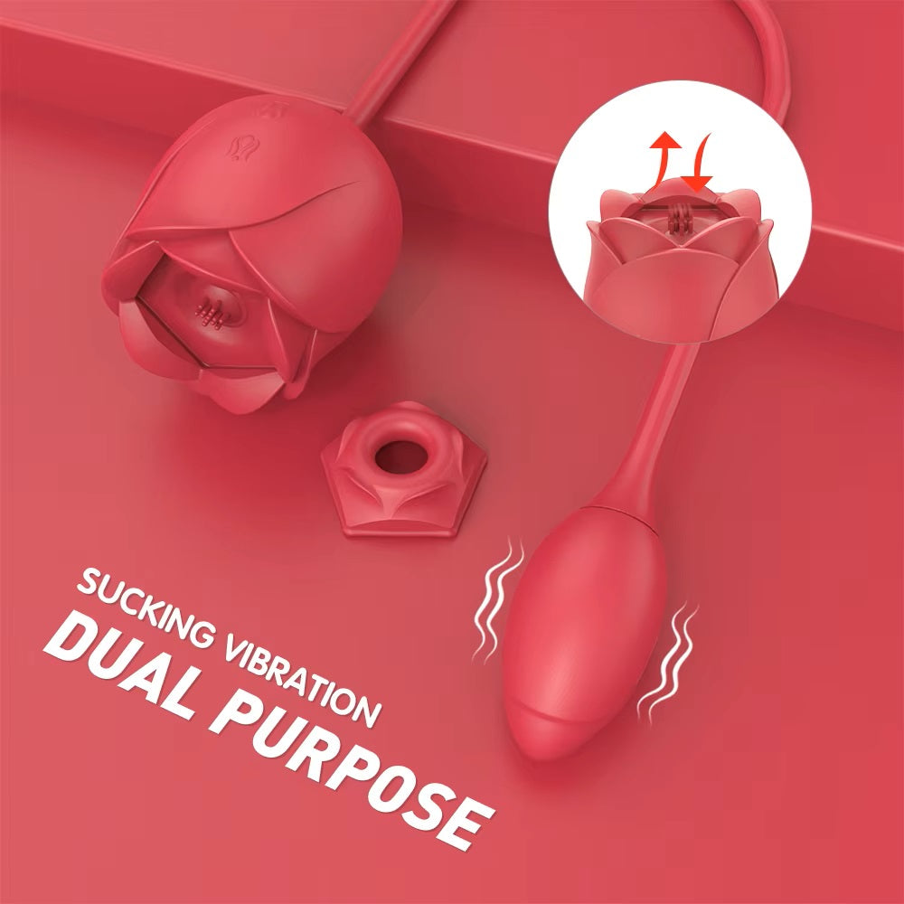 Forever Rose Toy Nipple Suckers Clitoral Sucking Vibrator Rose Tongue Vibrator Sex Toys for Woman