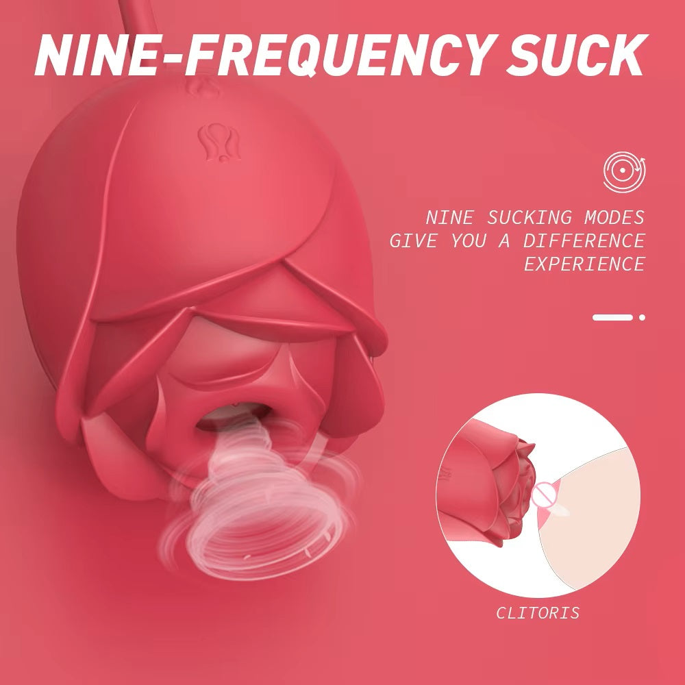 Forever Rose Toy Nipple Suckers Clitoral Sucking Vibrator Rose Tongue Vibrator Sex Toys for Woman