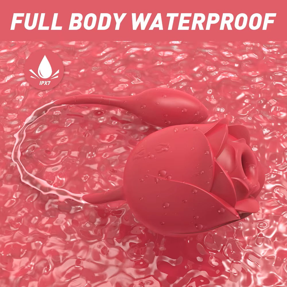 Forever Rose Toy Nipple Suckers Clitoral Sucking Vibrator Rose Tongue Vibrator Sex Toys for Woman
