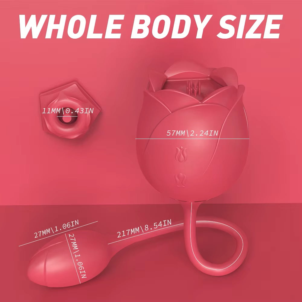 Forever Rose Toy Nipple Suckers Clitoral Sucking Vibrator Rose Tongue Vibrator Sex Toys for Woman